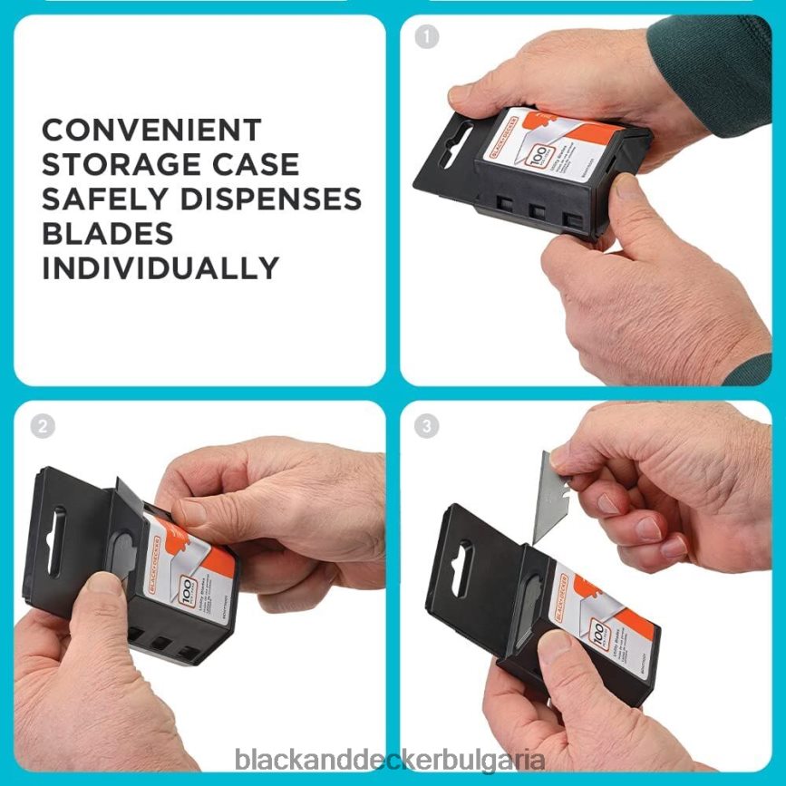 инструменти бг BLACK+DECKER остриета за универсални ножове 100 оп V8R6ZD757