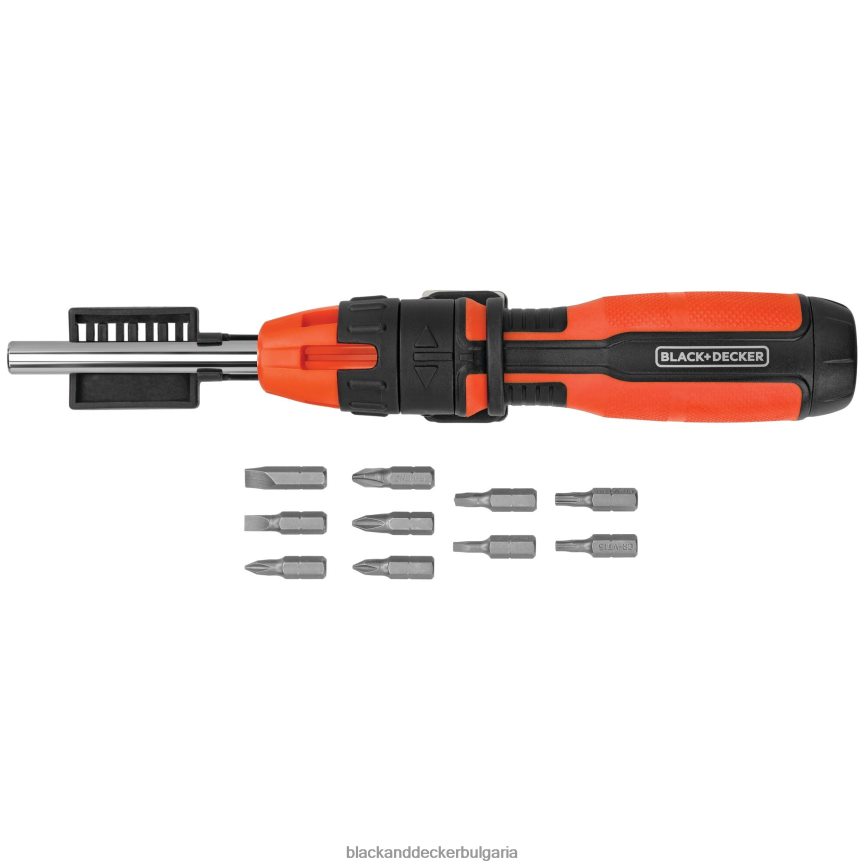 инструменти бг BLACK+DECKER отвертка с тресчотка 10 бита V8R6ZD604