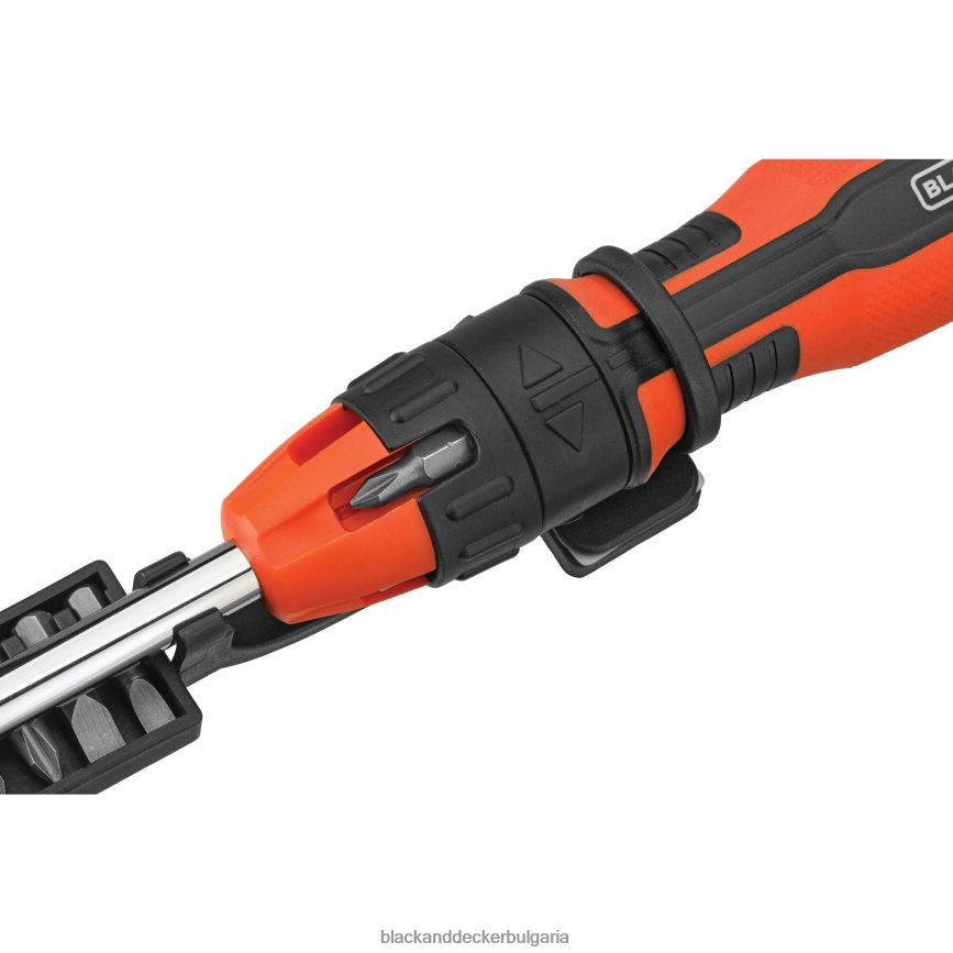 инструменти бг BLACK+DECKER отвертка с тресчотка 10 бита V8R6ZD604
