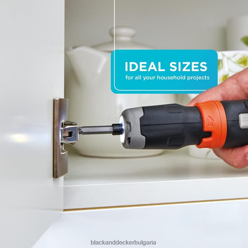 инструменти бг BLACK+DECKER комплект битове за винтоверт 42 части V8R6ZD603