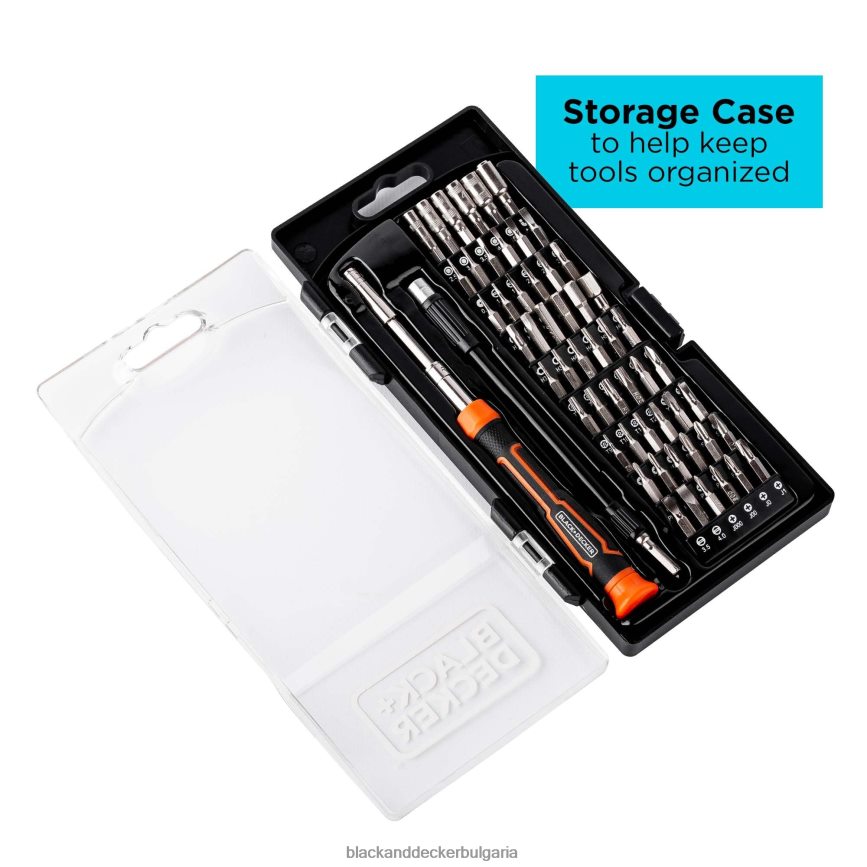 инструменти бг BLACK+DECKER Комплект прецизни отвертки от 56 бр V8R6ZD606