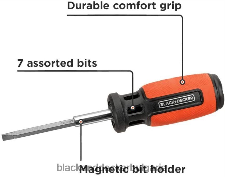 инструменти бг BLACK+DECKER отвертка push and pick 7 bit V8R6ZD605
