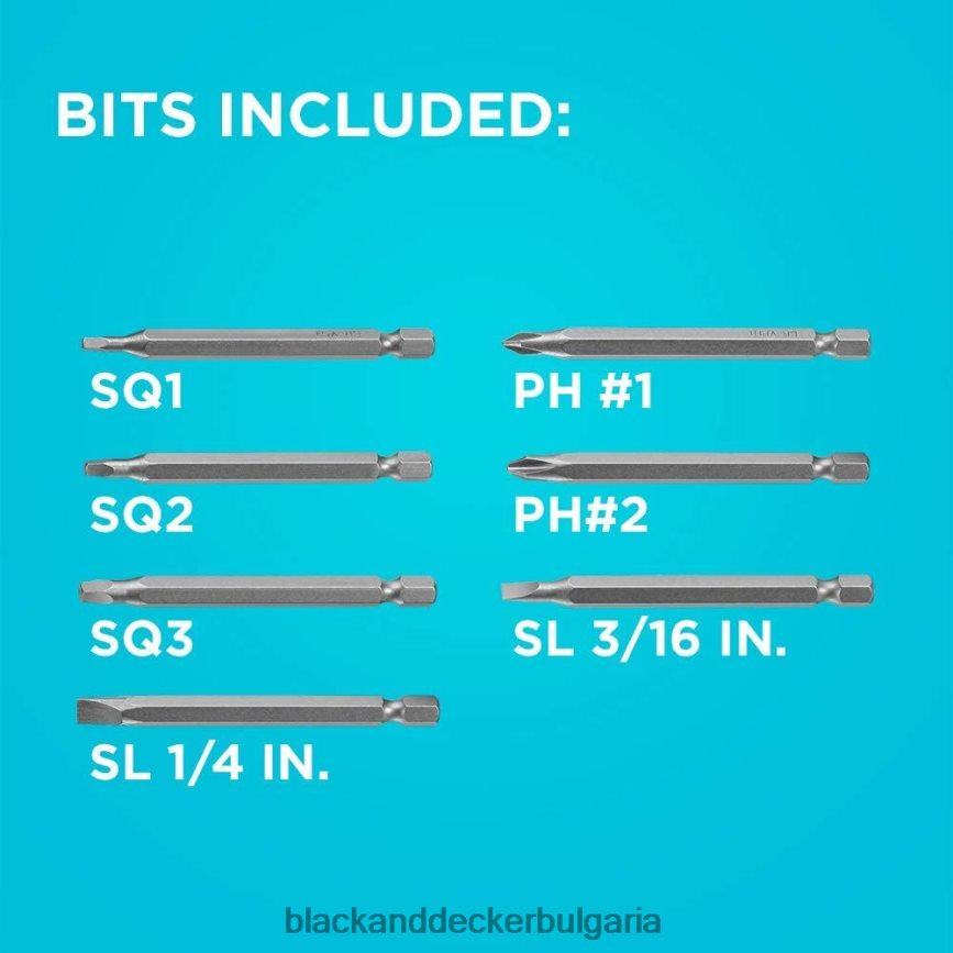 инструменти бг BLACK+DECKER отвертка push and pick 7 bit V8R6ZD605