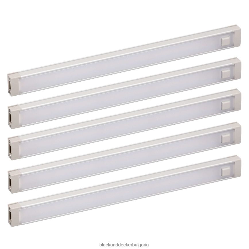 инструменти бг BLACK+DECKER Комплект светодиодно осветление под шкаф с 5 бара V8R6ZD713