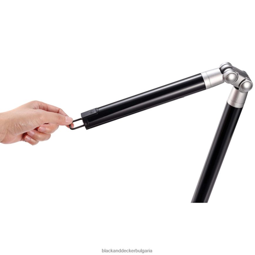 инструменти бг BLACK+DECKER LED настолна лампа с ултра обхват черна V8R6ZD693