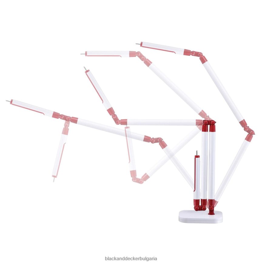 инструменти бг BLACK+DECKER LED настолна лампа с ултра обхват бяло/червено V8R6ZD695