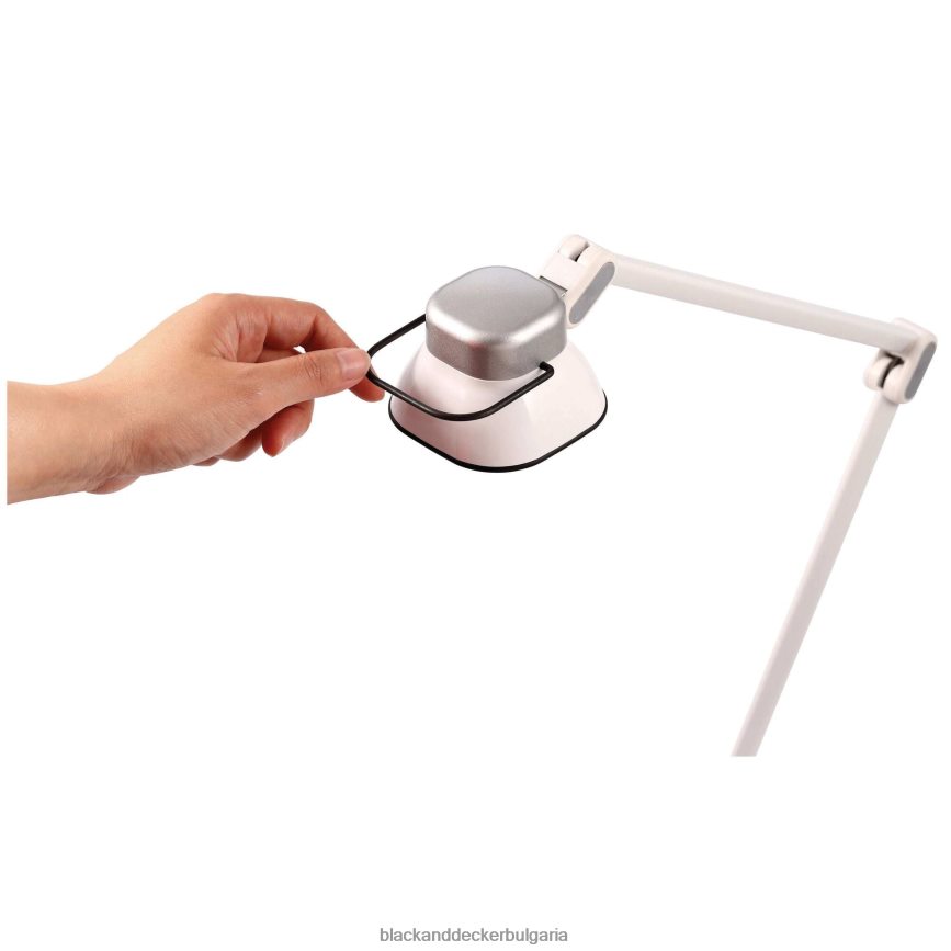 инструменти бг BLACK+DECKER elate настолна лампа с двойно рамо бяла V8R6ZD692