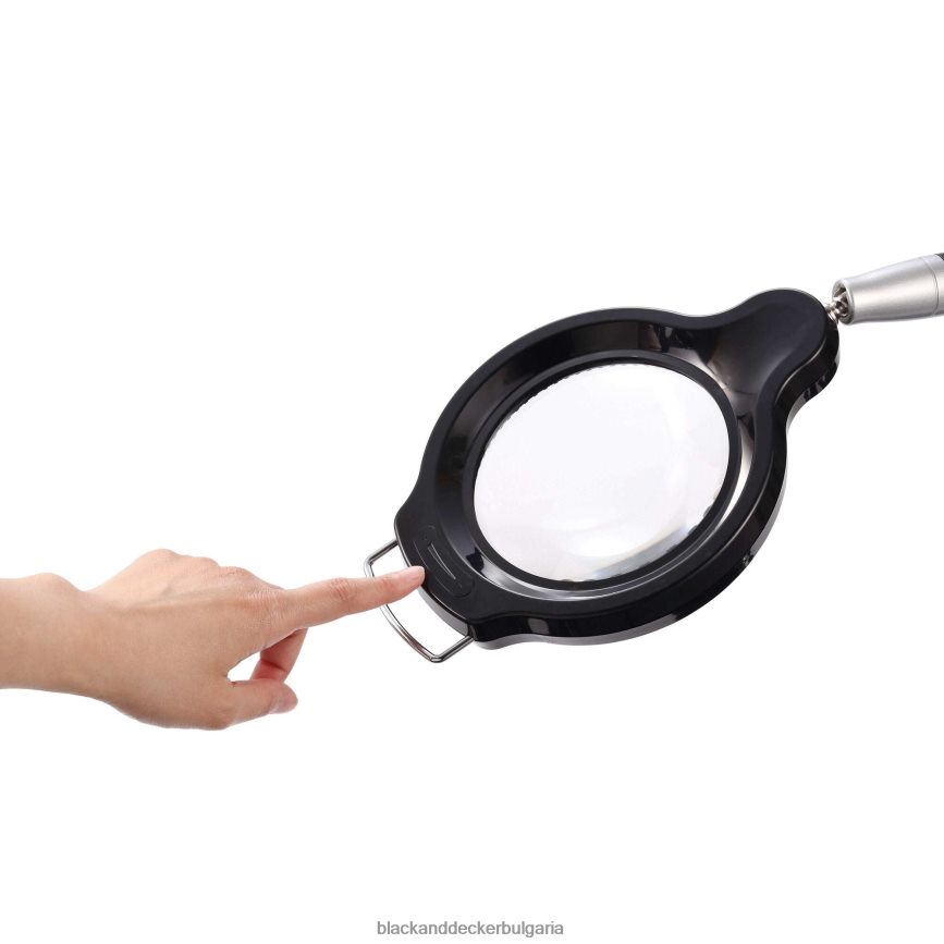 инструменти бг BLACK+DECKER ултрадостъпна лупа led настолна лампа черна V8R6ZD694