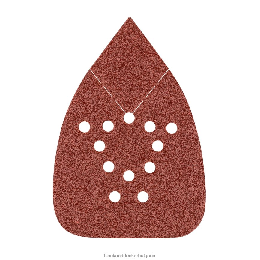 инструменти бг BLACK+DECKER асортимент от шкурка за шлайф мишка 12 бр V8R6ZD633