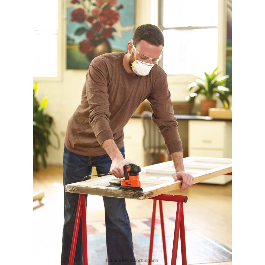 инструменти бг BLACK+DECKER 1,2 ампера електрически шлайф за детайли V8R6ZD624