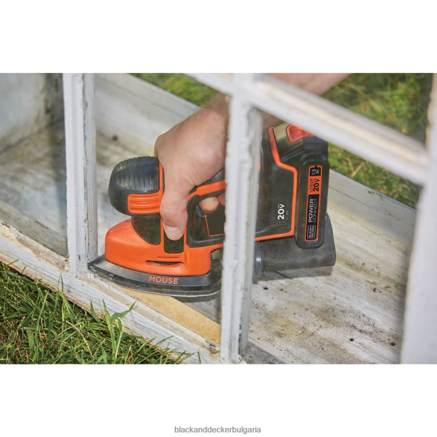 инструменти бг BLACK+DECKER 20v max безжична шлайф мишка V8R6ZD617