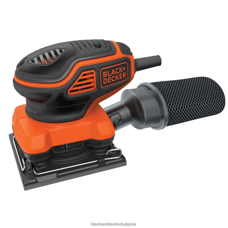 инструменти бг BLACK+DECKER 2,0 ампера електрическа 1/4 листова орбитална шлайфмашина V8R6ZD623