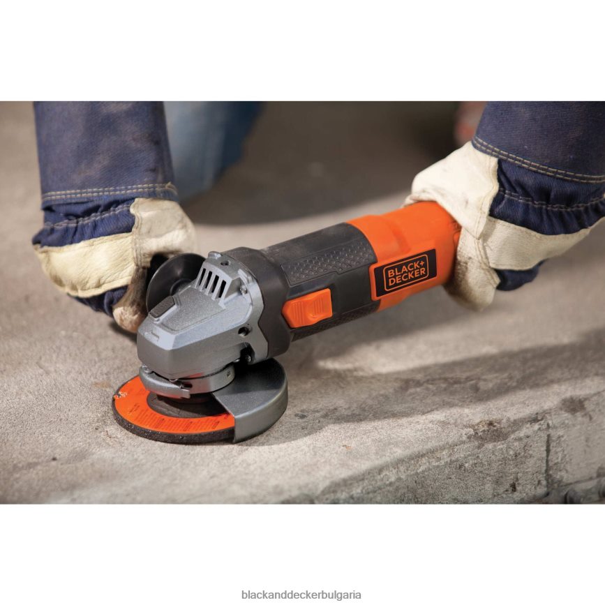 инструменти бг BLACK+DECKER ъглошлайф инструмент 4-1/2-инча 6 ампера V8R6ZD615