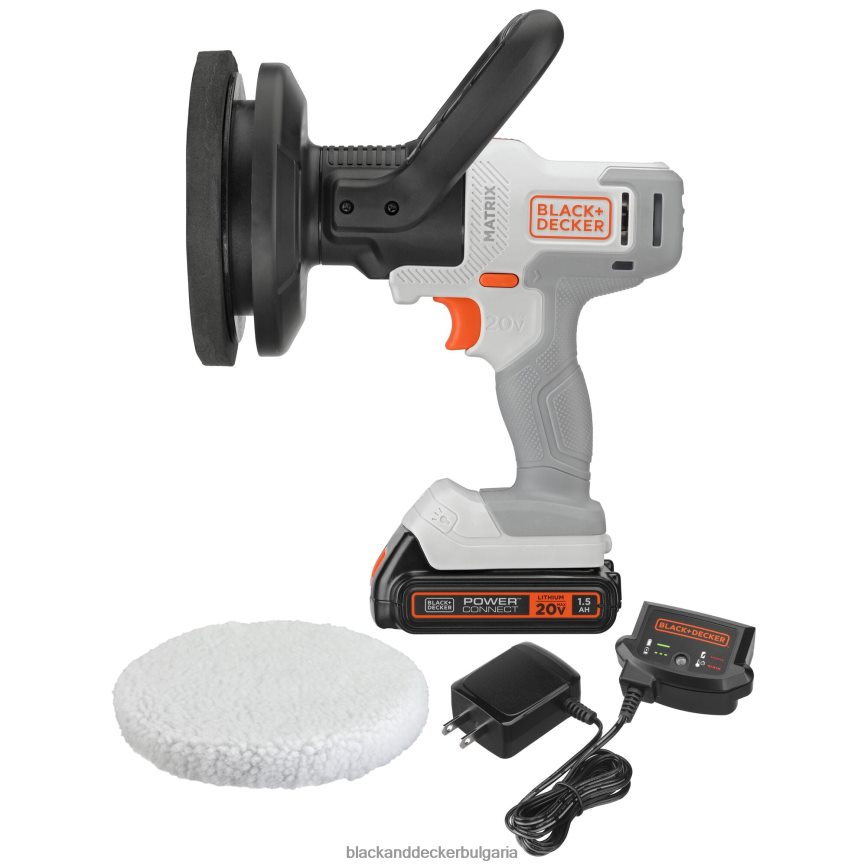 инструменти бг BLACK+DECKER matrix 20v max буферен комплект с включена батерия и зарядно устройство V8R6ZD627