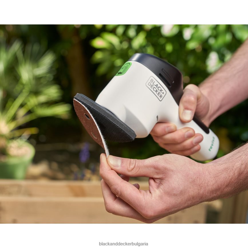 инструменти бг BLACK+DECKER reviva 12v max безжичен шлайф за детайли със зарядно устройство V8R6ZD616