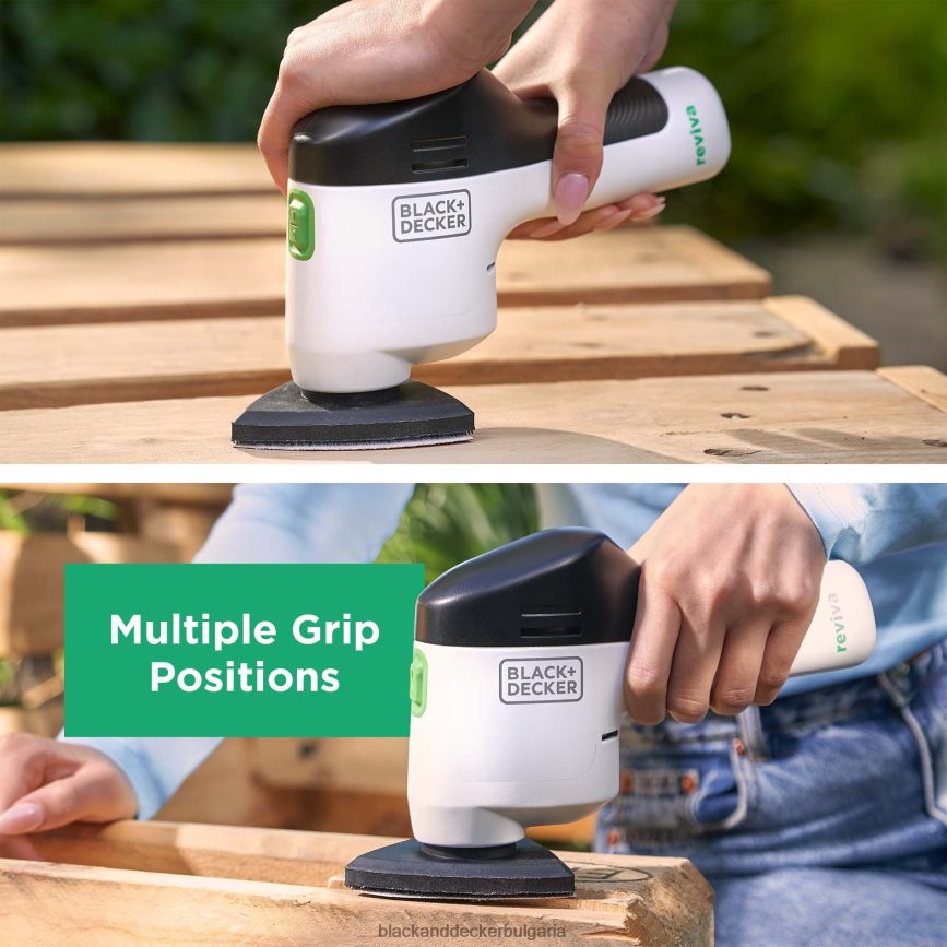 инструменти бг BLACK+DECKER reviva 12v max безжичен шлайф за детайли със зарядно устройство V8R6ZD616