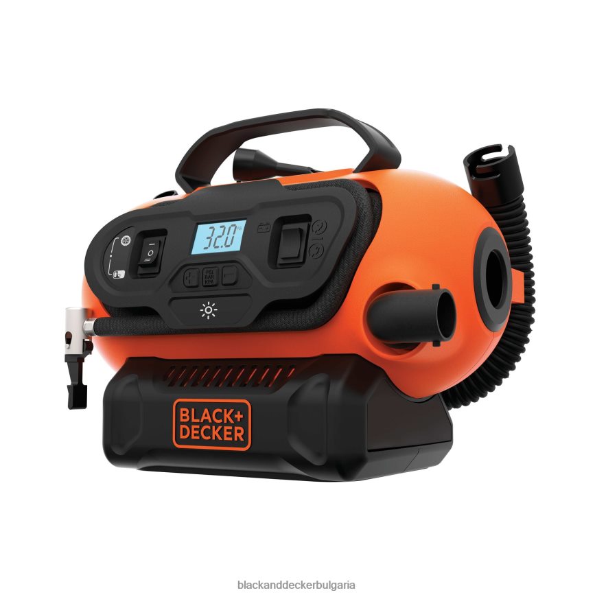 инструменти бг BLACK+DECKER 20v max безкабелен помпа за гуми Само безжичен и кабелен електрически инструмент V8R6ZD674