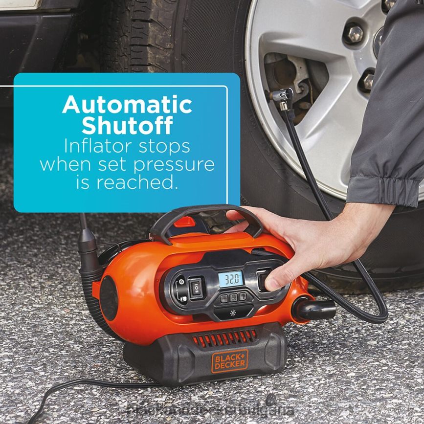 инструменти бг BLACK+DECKER 20v max безкабелен помпа за гуми Само безжичен и кабелен електрически инструмент V8R6ZD674