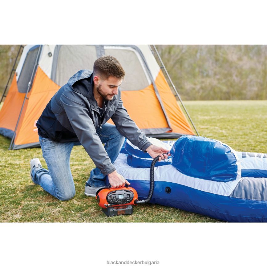 инструменти бг BLACK+DECKER 20v max безкабелен помпа за гуми Само безжичен и кабелен електрически инструмент V8R6ZD674