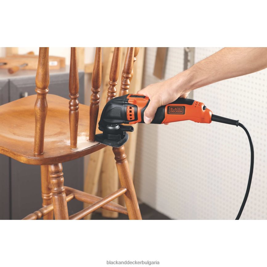 инструменти бг BLACK+DECKER осцилиращ многофункционален инструмент с променлива скорост 2,5 ампера V8R6ZD677