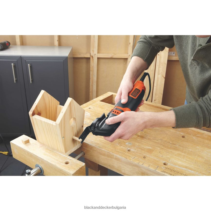 инструменти бг BLACK+DECKER осцилиращ многофункционален инструмент с променлива скорост 2,5 ампера V8R6ZD677