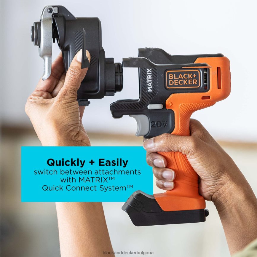 инструменти бг BLACK+DECKER матрична осцилираща приставка за многофункционални инструменти с кутия за съхранение V8R6ZD684