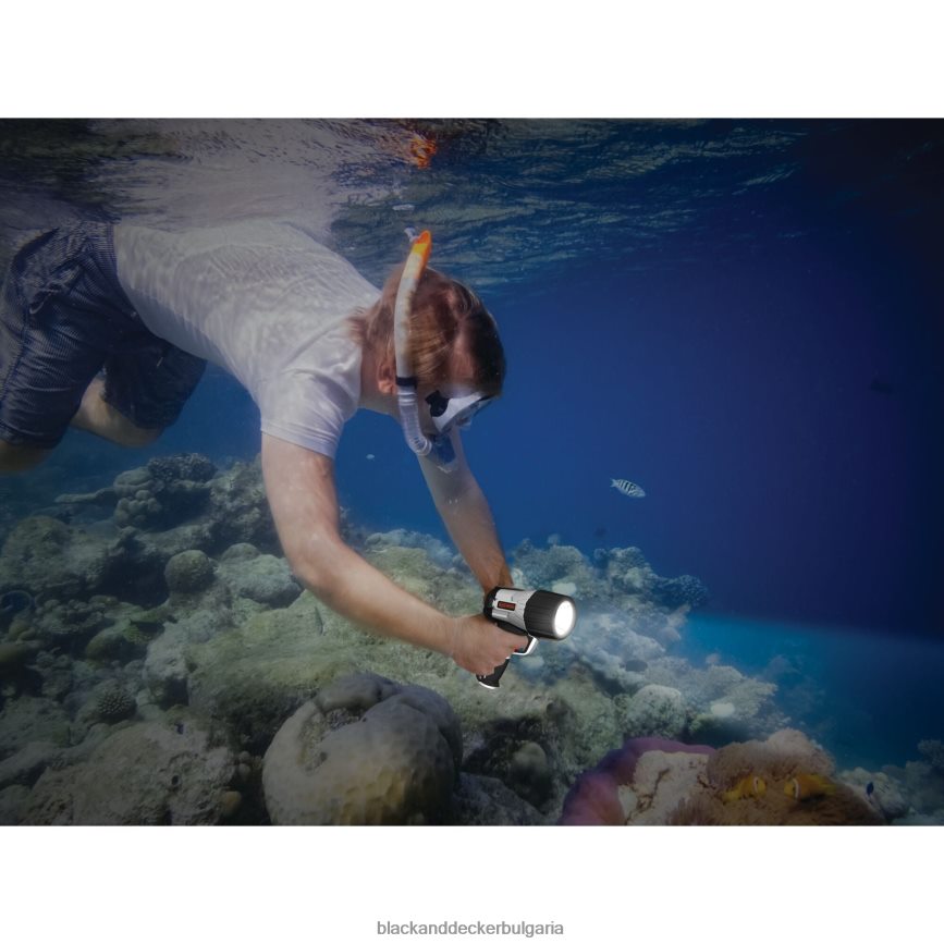 инструменти бг BLACK+DECKER водоустойчив led прожектор V8R6ZD683