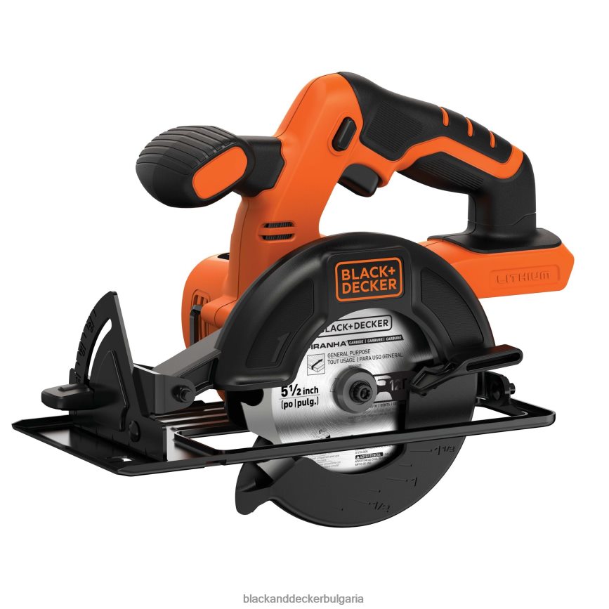 инструменти бг BLACK+DECKER 20v макс захранване 5-1/2 инча само безжичен циркулярен трион V8R6ZD655
