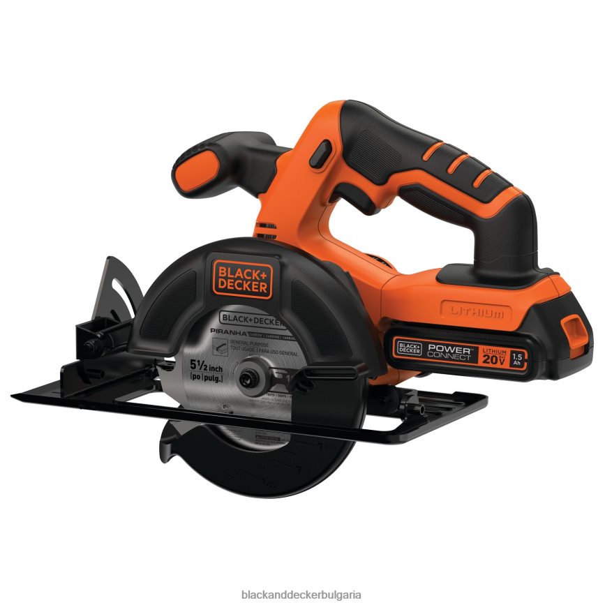 инструменти бг BLACK+DECKER 20v макс захранване 5-1/2 инча безжичен циркулярен трион V8R6ZD657