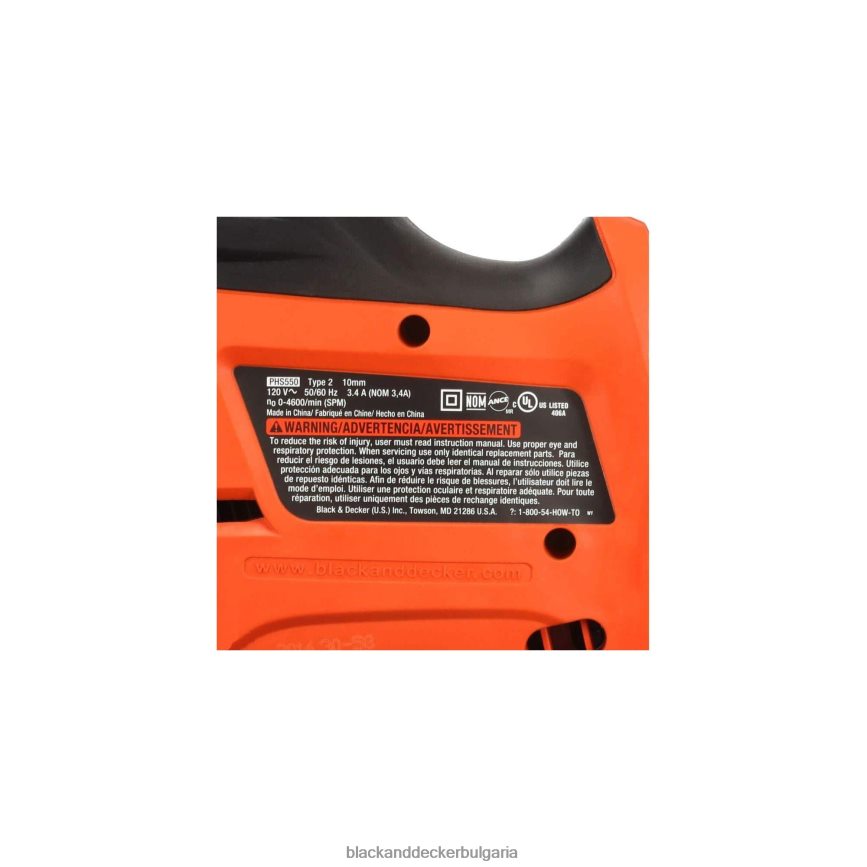 инструменти бг BLACK+DECKER електрически ръчен трион с чанта за съхранение 3,4-ам V8R6ZD669