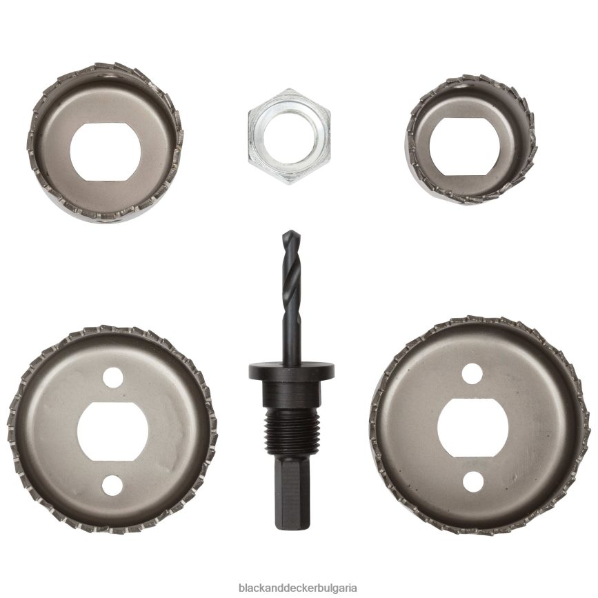 инструменти бг BLACK+DECKER комплект триони за дупки асорти от 5 бр V8R6ZD667