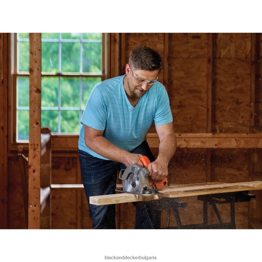 инструменти бг BLACK+DECKER 7-1/4-инчов циркулярен трион с лазер 13-ампера V8R6ZD656