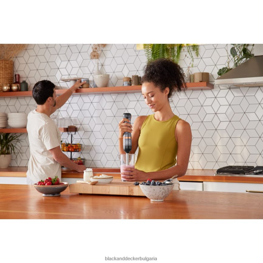 кухня бг BLACK+DECKER кухненска пръчка 3 комплект сив V8R6ZD258