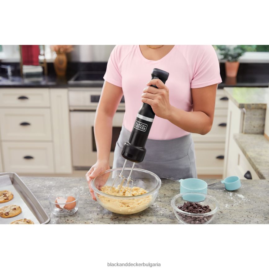 кухня бг BLACK+DECKER кухненска пръчка 4 комплект черен V8R6ZD263