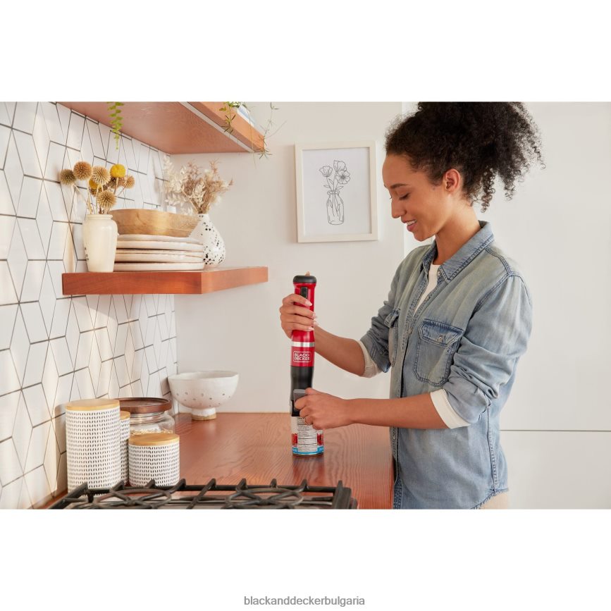 кухня бг BLACK+DECKER кухненска пръчка 6 к-т червена V8R6ZD265