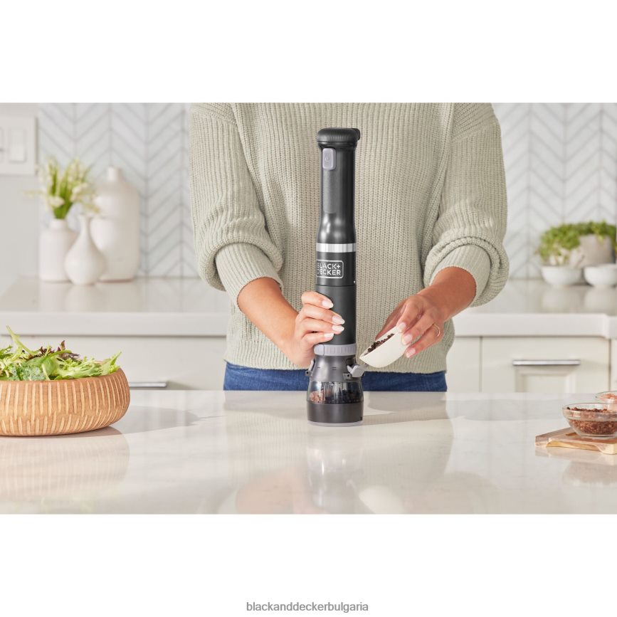 кухня бг BLACK+DECKER кухненска пръчка 6 комплект черен V8R6ZD266