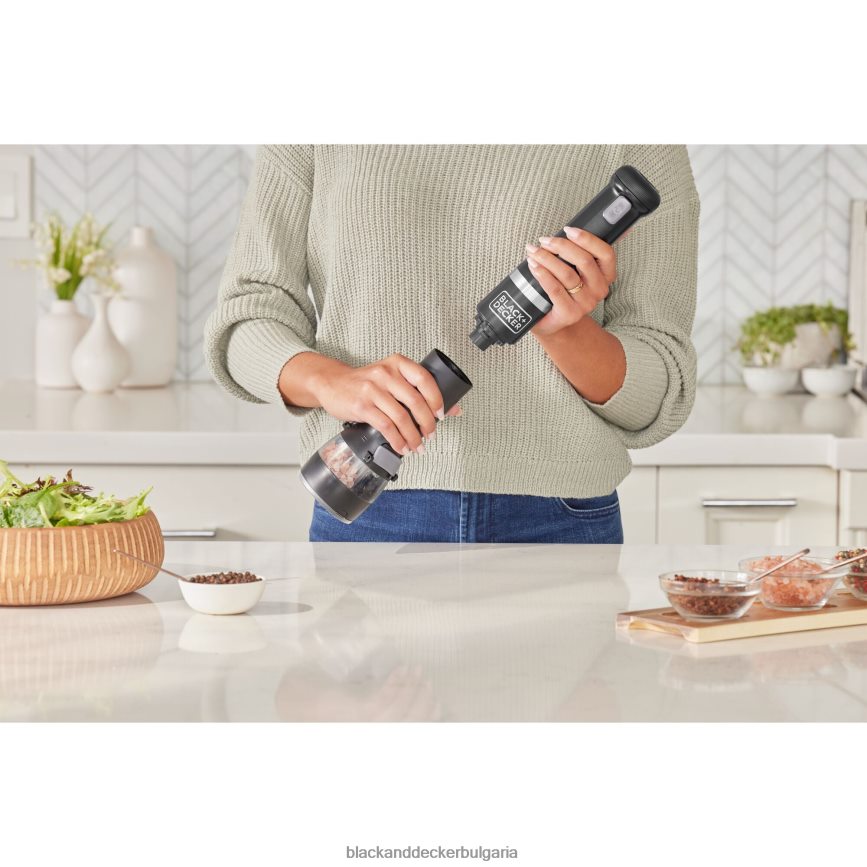 кухня бг BLACK+DECKER кухненска пръчка 6 комплект черен V8R6ZD266