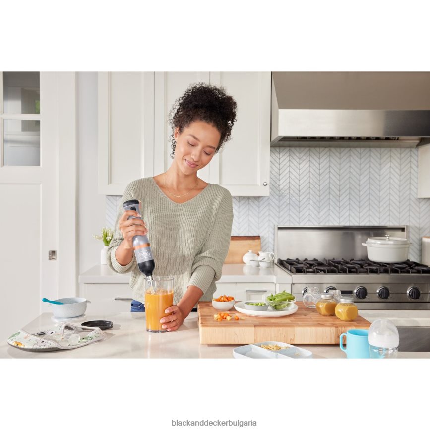 кухня бг BLACK+DECKER кухненска пръчка 6 комплект сив V8R6ZD267