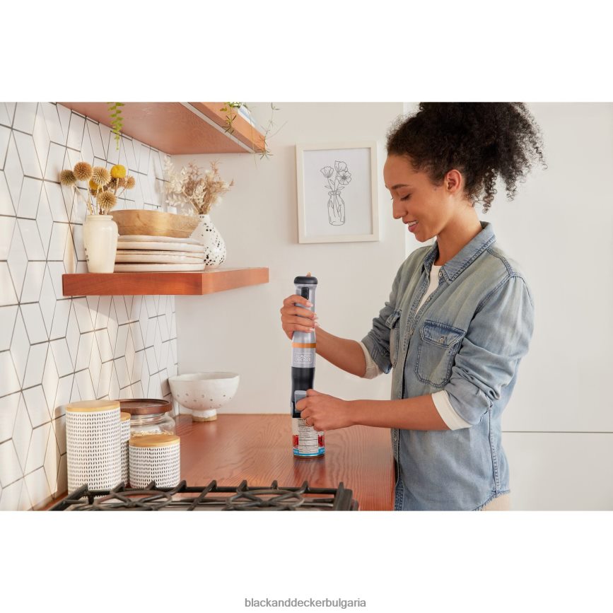 кухня бг BLACK+DECKER кухненска пръчка 6 комплект сив V8R6ZD267