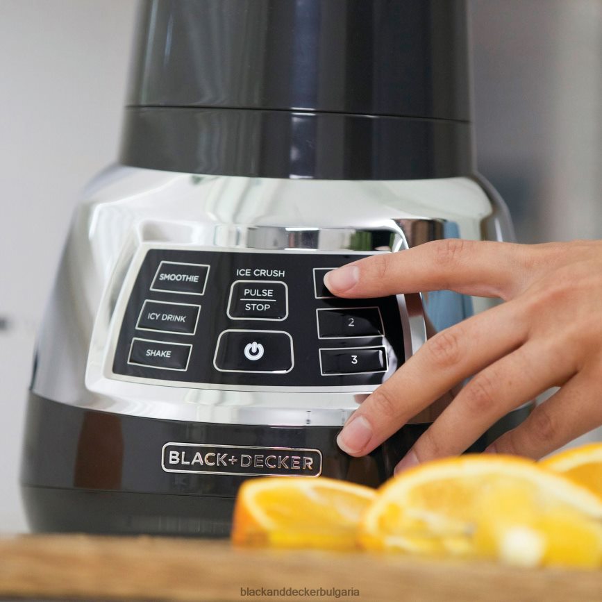 кухня бг BLACK+DECKER тих блендер с циклонен стъклен буркан V8R6ZD283