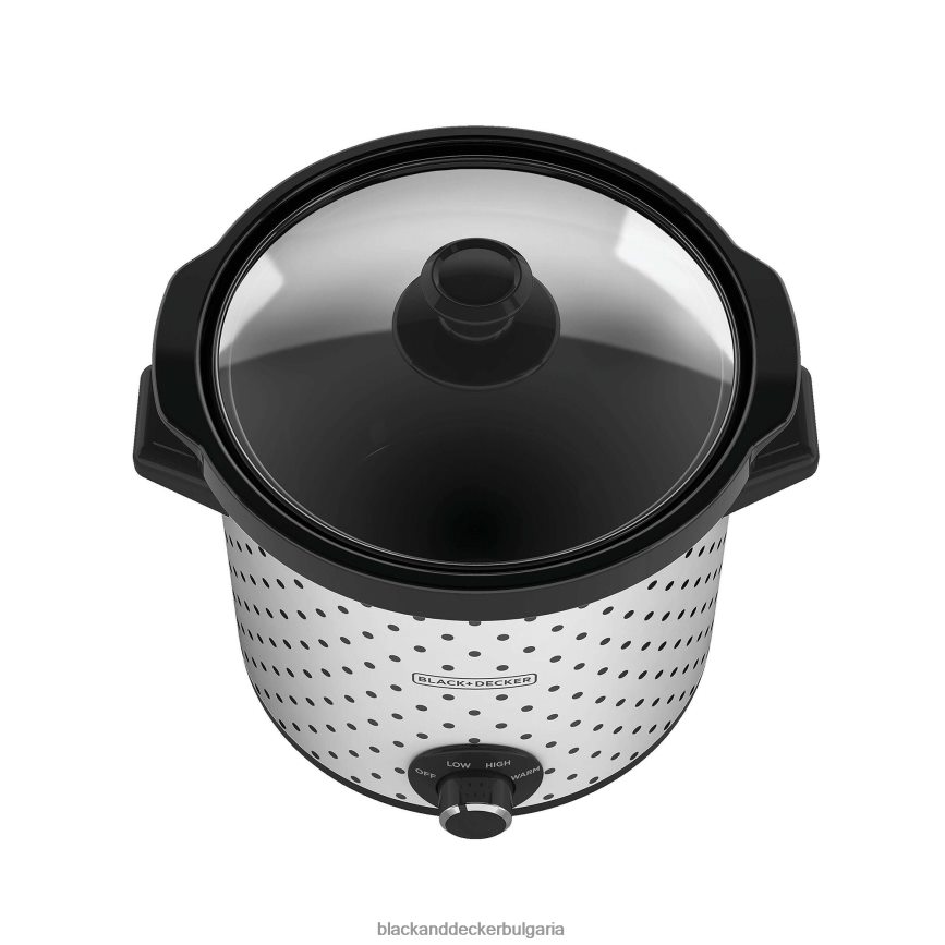 кухня бг BLACK+DECKER 4-литрова бавна готварска печка-класическа V8R6ZD346