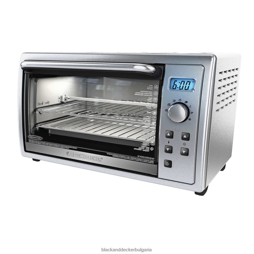 кухня бг BLACK+DECKER Дигитална конвекционна фурна с 6 филийки с грил V8R6ZD385