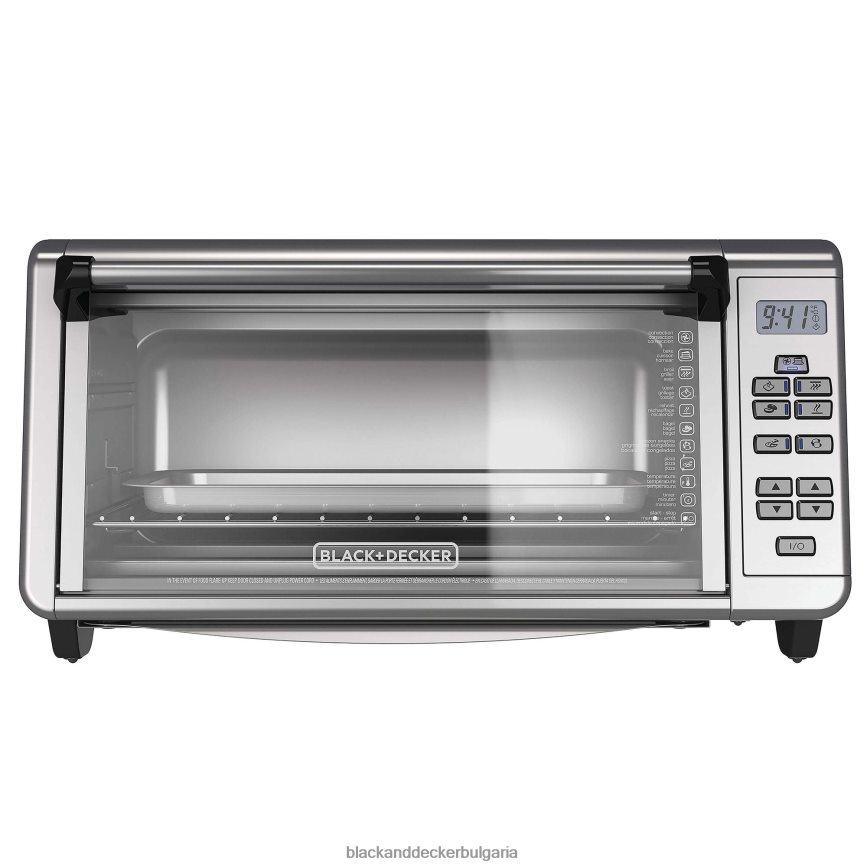кухня бг BLACK+DECKER 8-слойна цифрова изключително широка конвекционна фурна V8R6ZD384