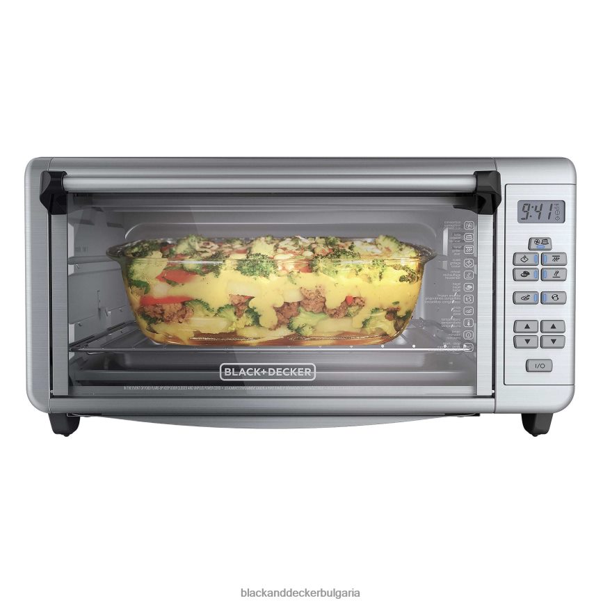 кухня бг BLACK+DECKER 8-слойна цифрова изключително широка конвекционна фурна V8R6ZD384