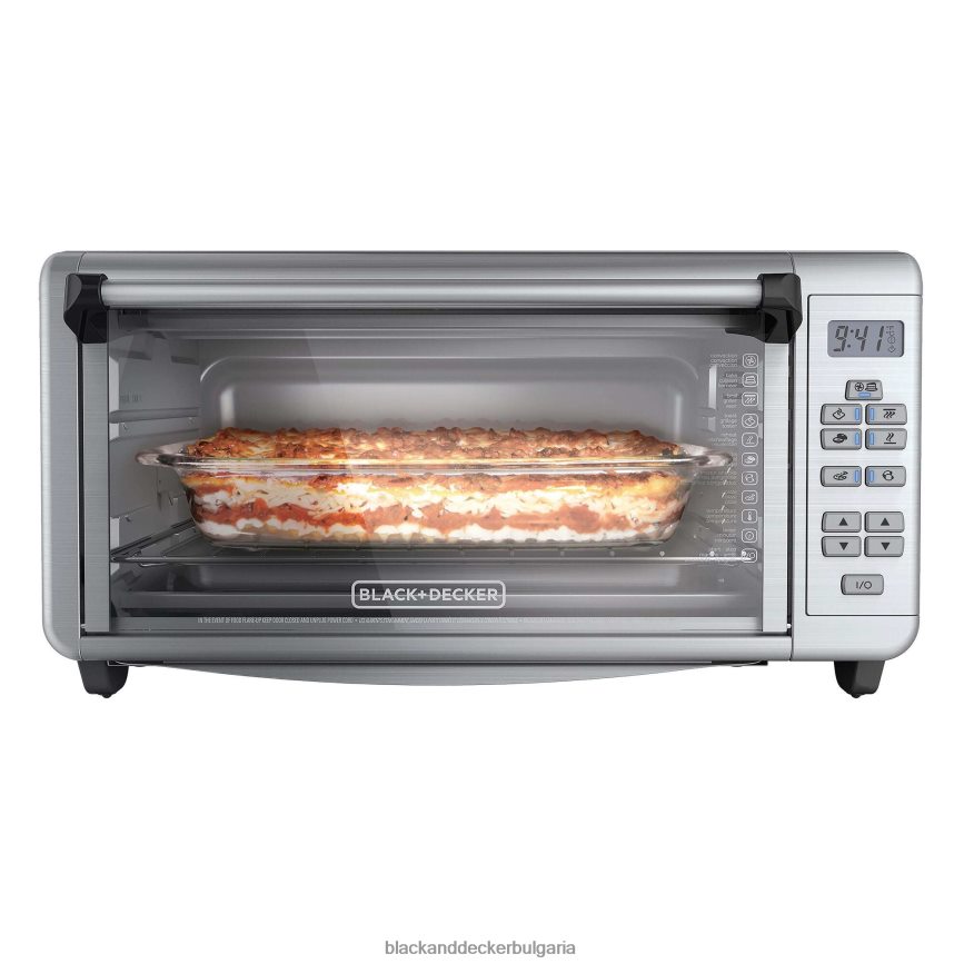 кухня бг BLACK+DECKER 8-слойна цифрова изключително широка конвекционна фурна V8R6ZD384