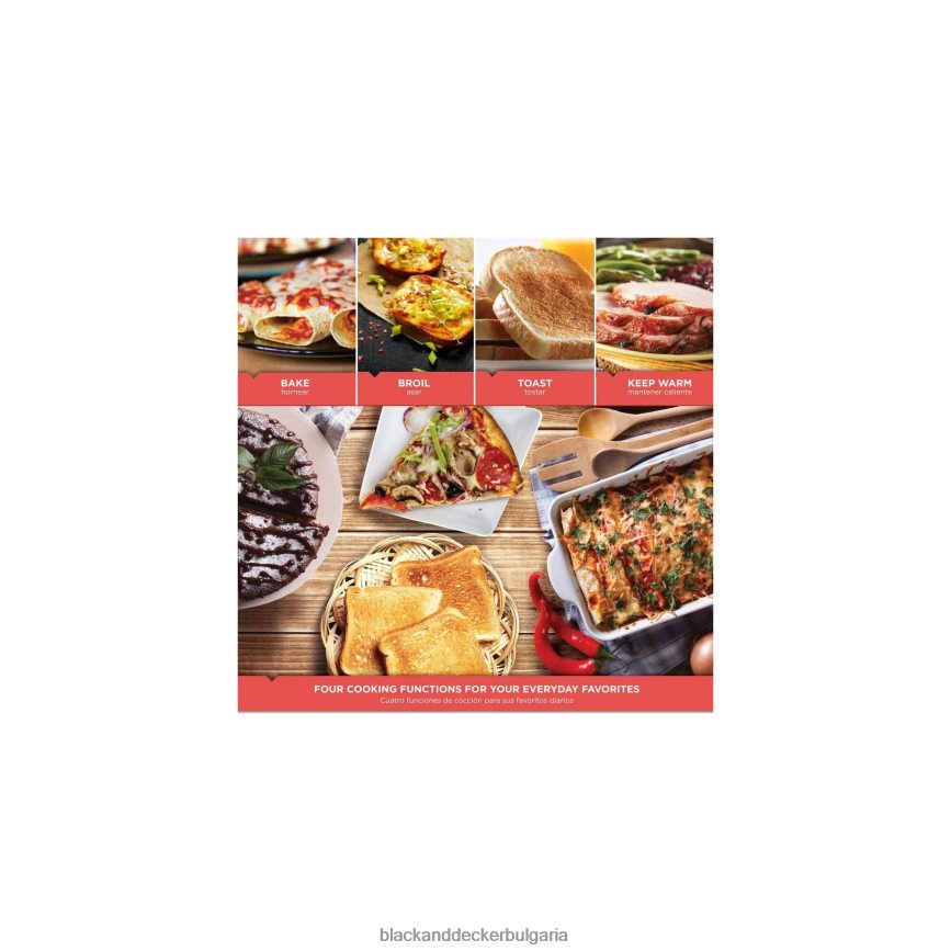 кухня бг BLACK+DECKER плот конвекционна тостер фурна V8R6ZD365