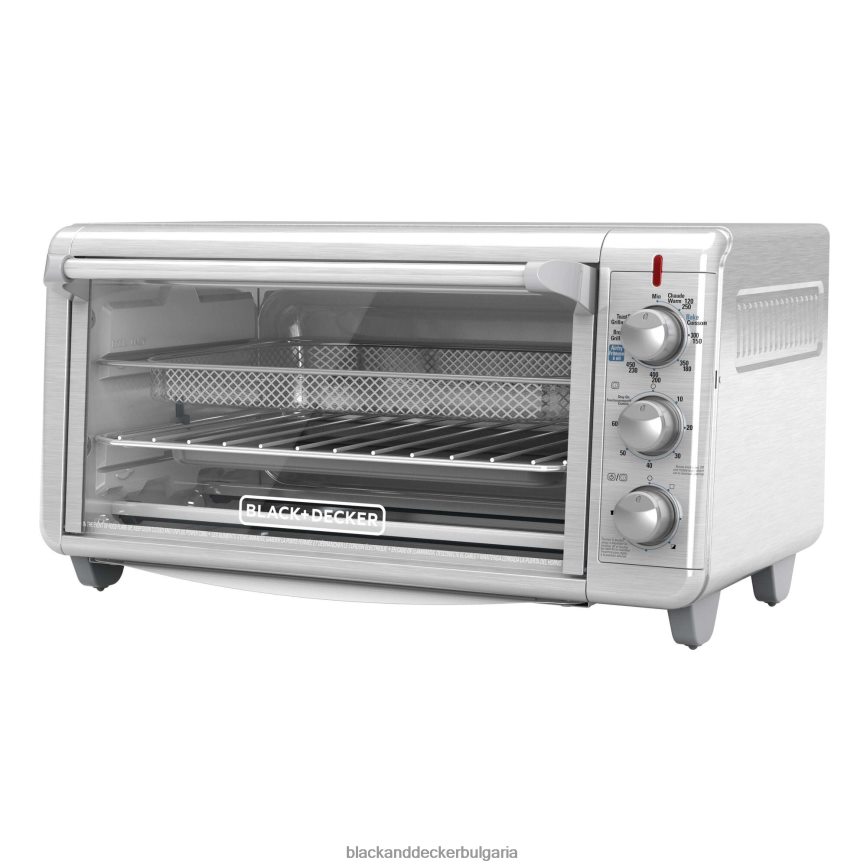 кухня бг BLACK+DECKER много широка crisp'n bake тостерна фурна за пържене на въздух V8R6ZD378