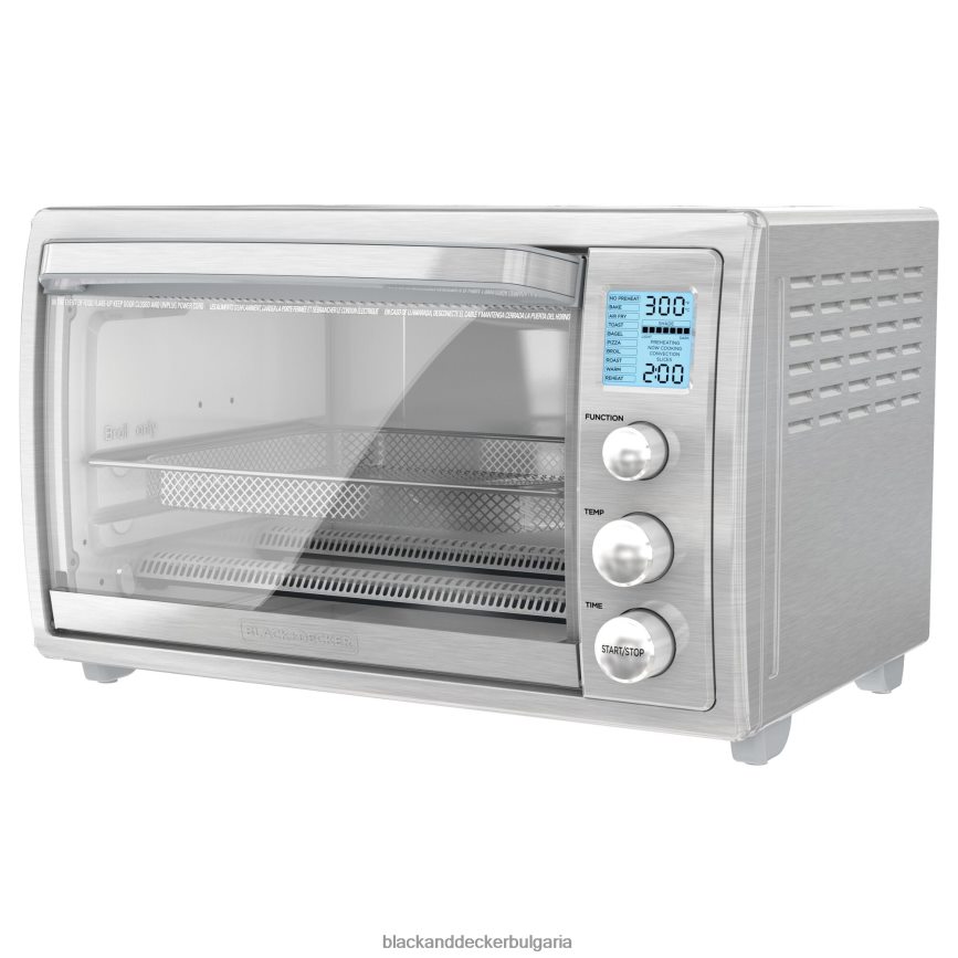 кухня бг BLACK+DECKER crisp'n bake въздушна пържена фурна с плот без предварително загряване V8R6ZD379