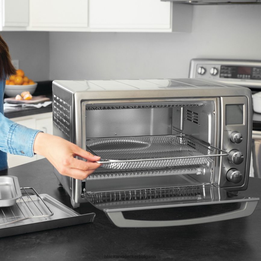 кухня бг BLACK+DECKER crisp'n bake въздушна пържена фурна с плот без предварително загряване V8R6ZD379