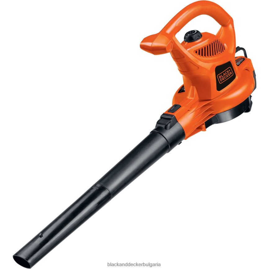 на открито бг BLACK+DECKER 12 ампера 3 в 1 електрически вентилатор с вакуумен мулчер V8R6ZD443